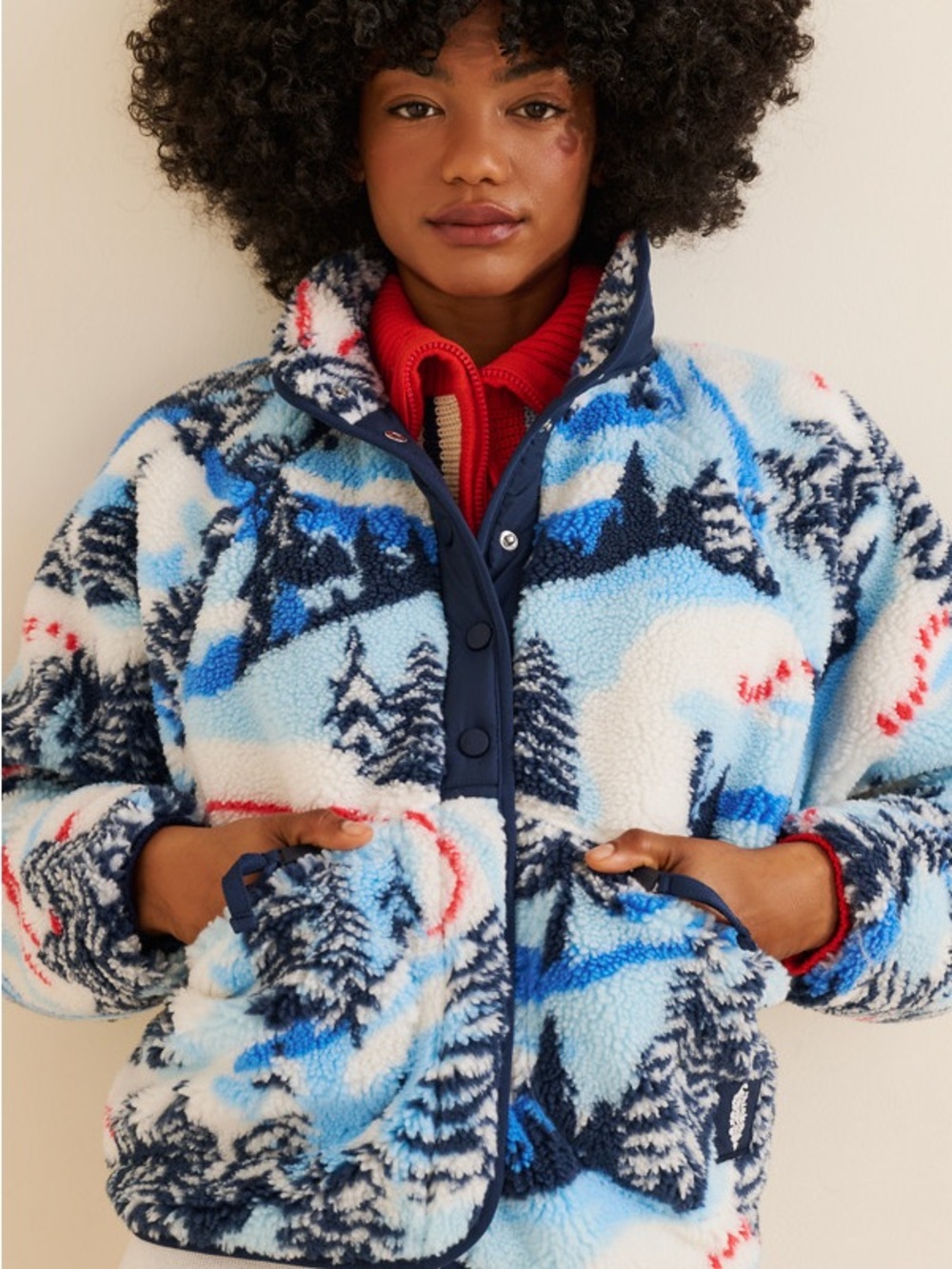 Free People Rocky Ridge Fleece Jacket